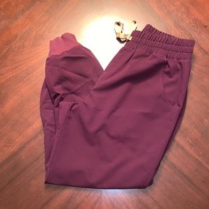 EUG Figs high waist Zamora joggers PM deep purple